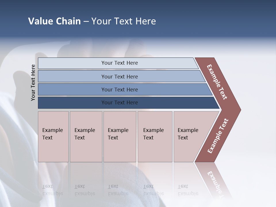 Finger Boy Chin PowerPoint Template