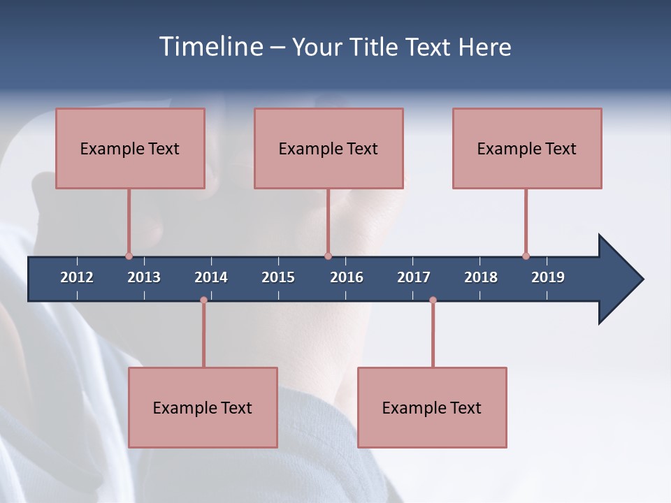 Finger Boy Chin PowerPoint Template