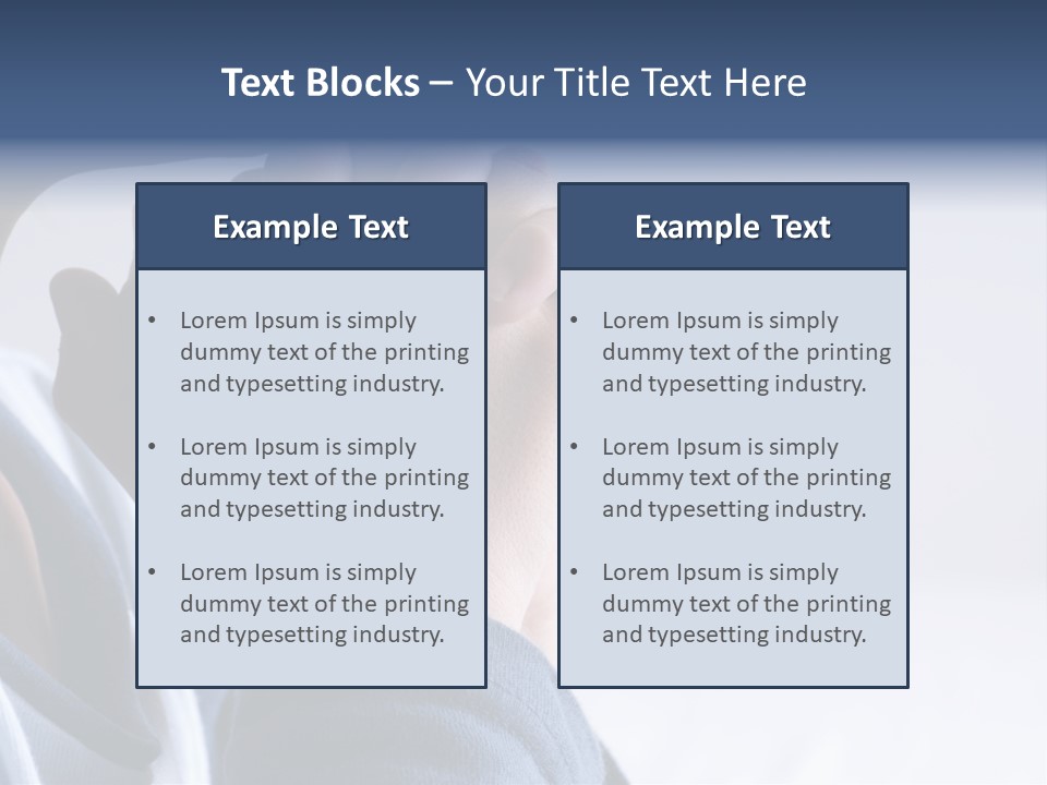 Finger Boy Chin PowerPoint Template