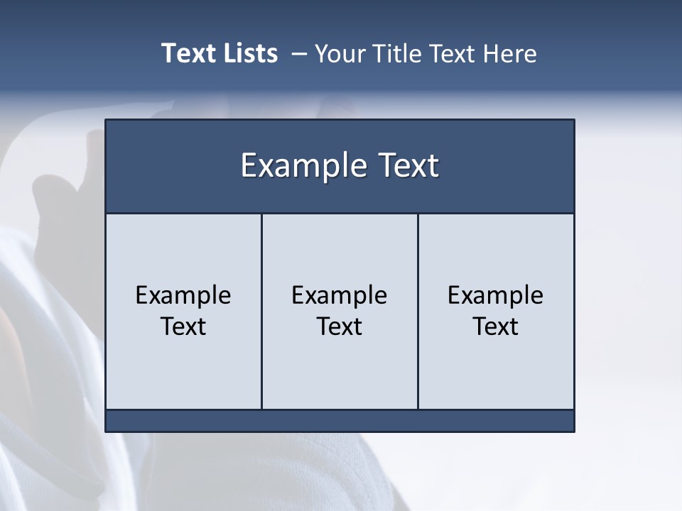 Finger Boy Chin PowerPoint Template