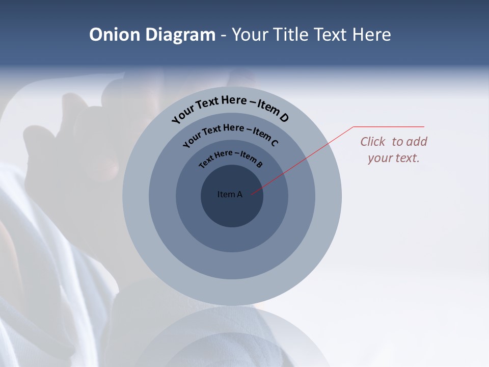Finger Boy Chin PowerPoint Template
