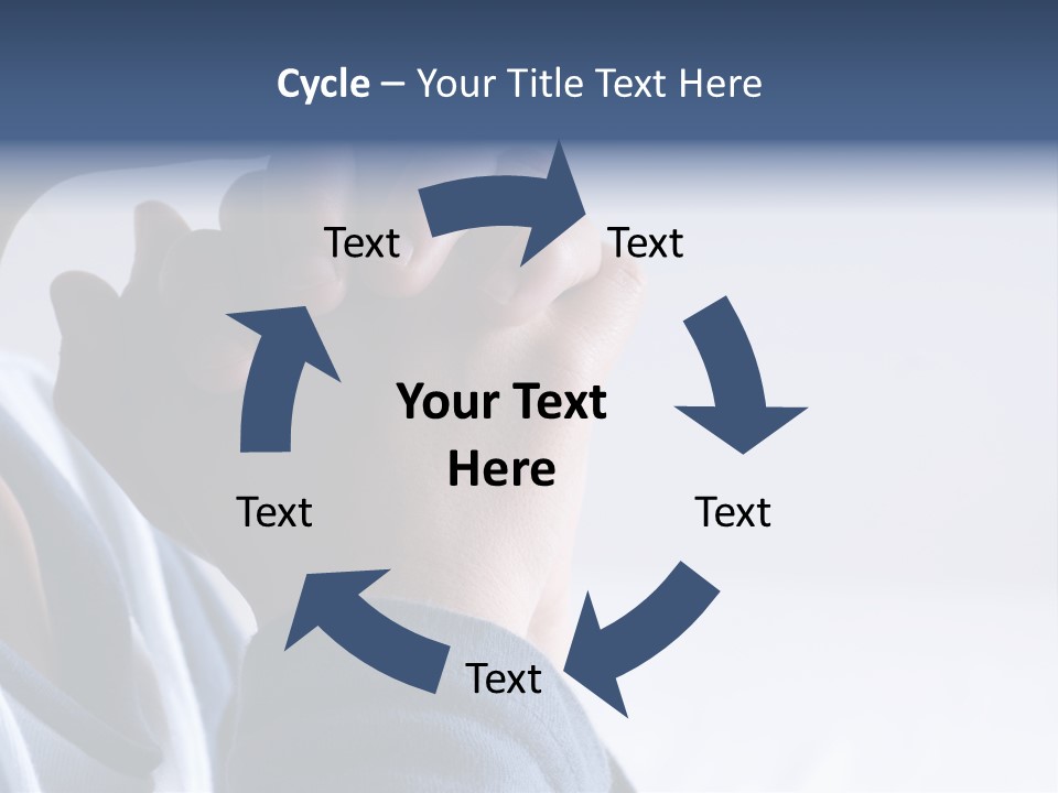 Finger Boy Chin PowerPoint Template