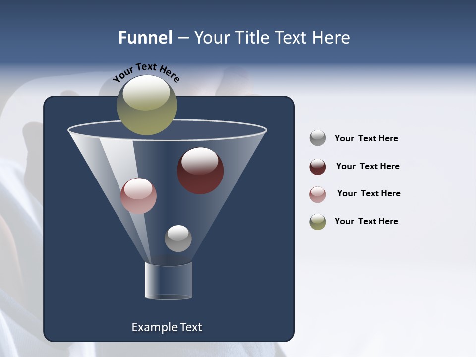 Finger Boy Chin PowerPoint Template