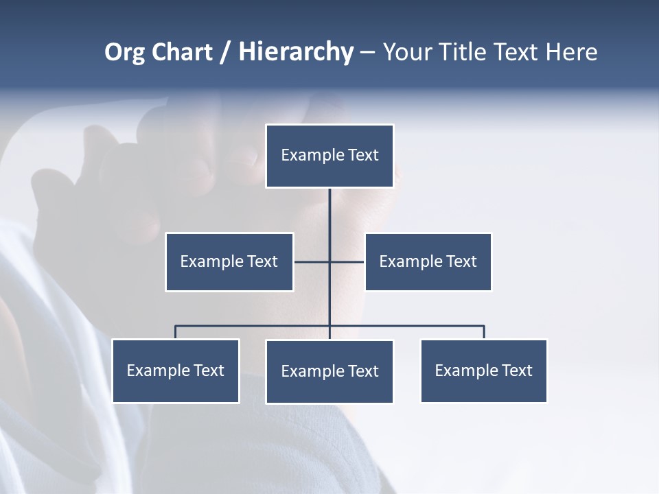 Finger Boy Chin PowerPoint Template