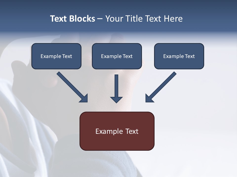 Finger Boy Chin PowerPoint Template