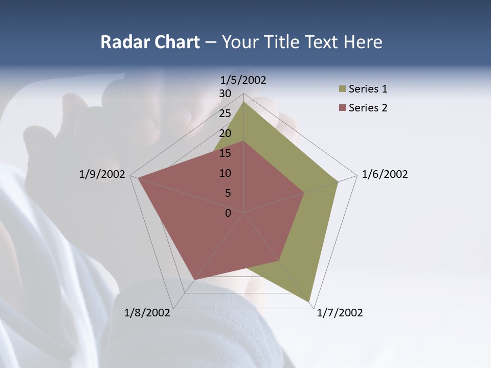 Finger Boy Chin PowerPoint Template