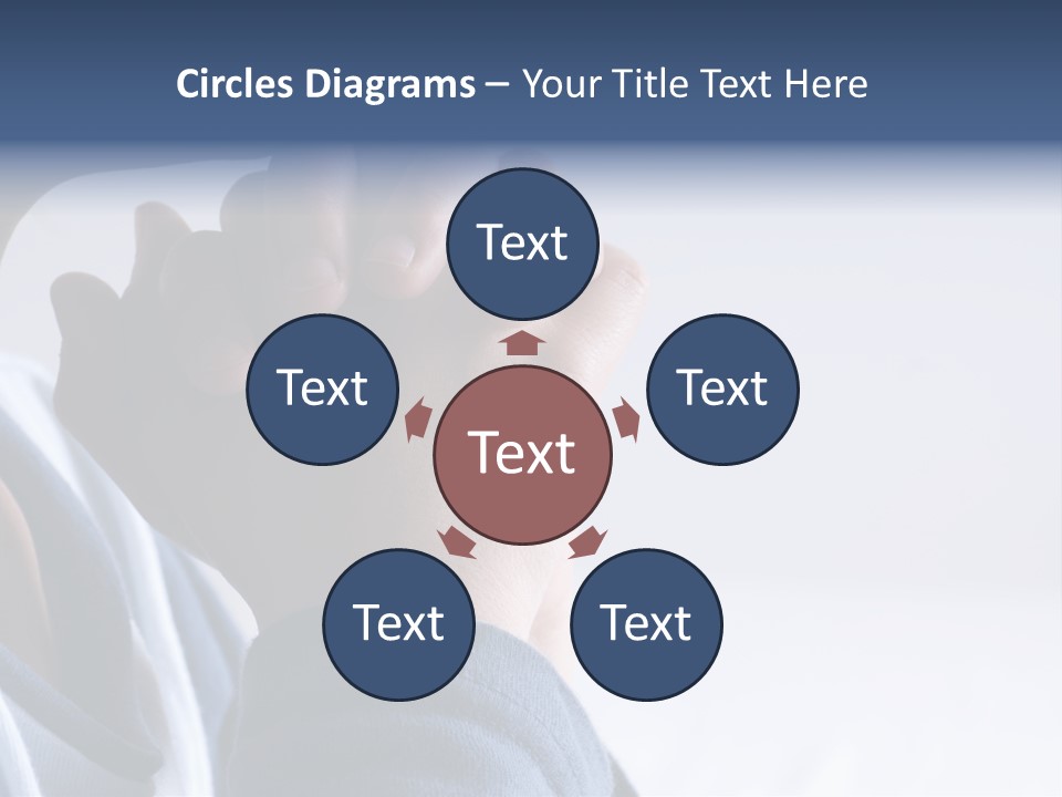 Finger Boy Chin PowerPoint Template