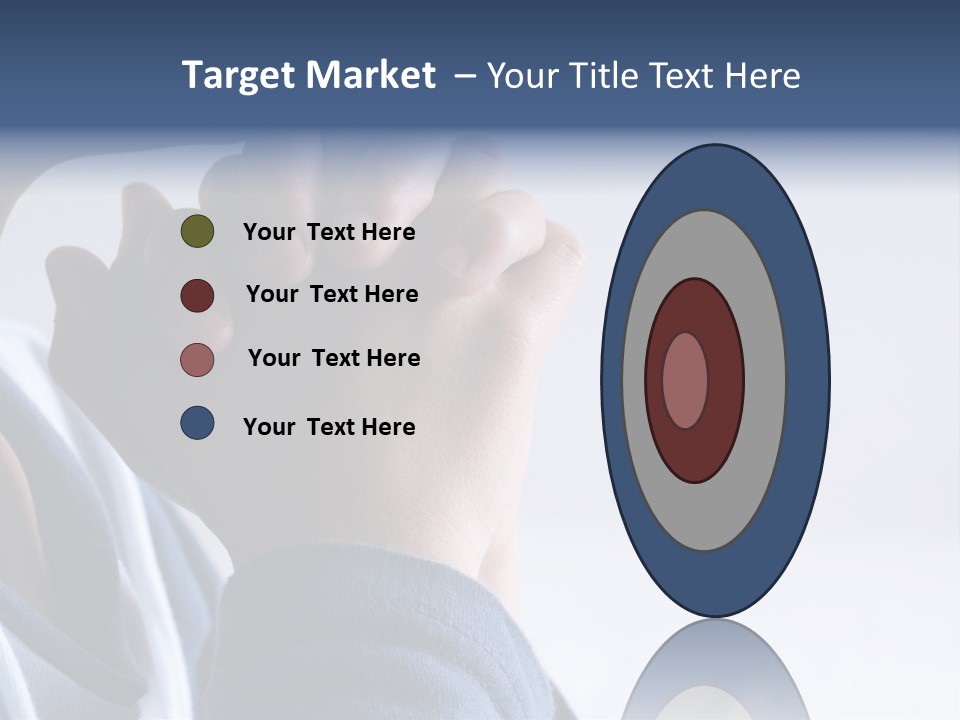 Finger Boy Chin PowerPoint Template