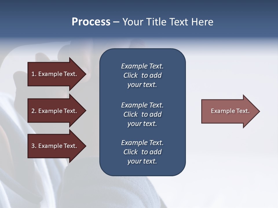 Finger Boy Chin PowerPoint Template