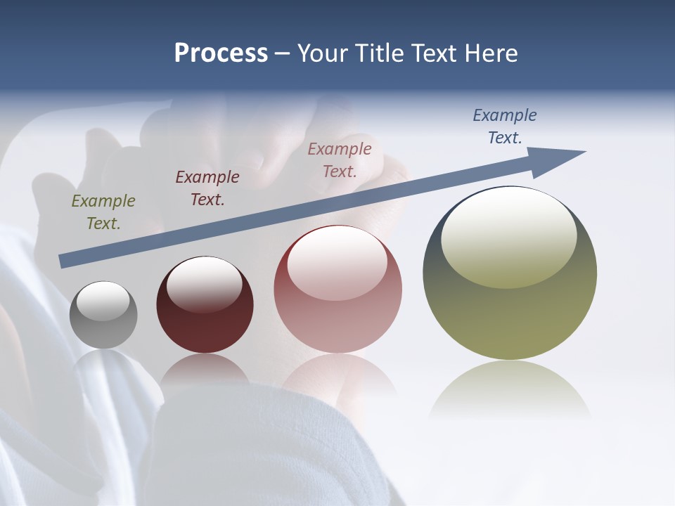 Finger Boy Chin PowerPoint Template