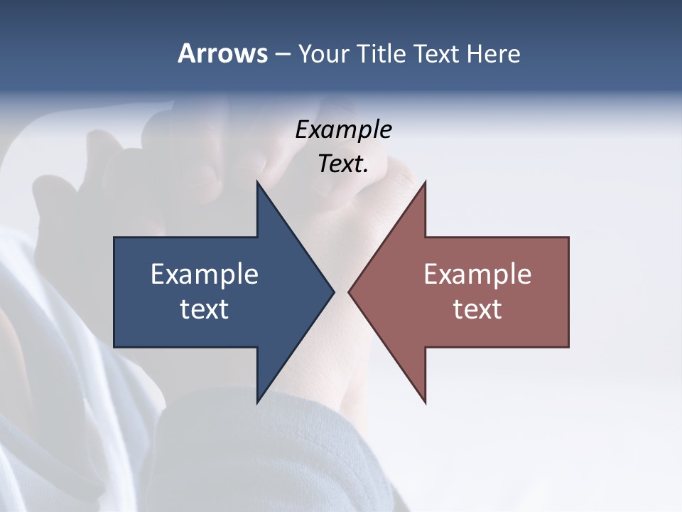 Finger Boy Chin PowerPoint Template