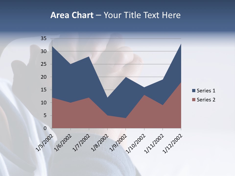 Finger Boy Chin PowerPoint Template