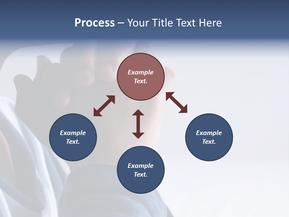Finger Boy Chin PowerPoint Template