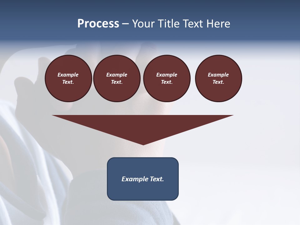 Finger Boy Chin PowerPoint Template