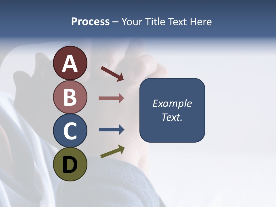 Finger Boy Chin PowerPoint Template
