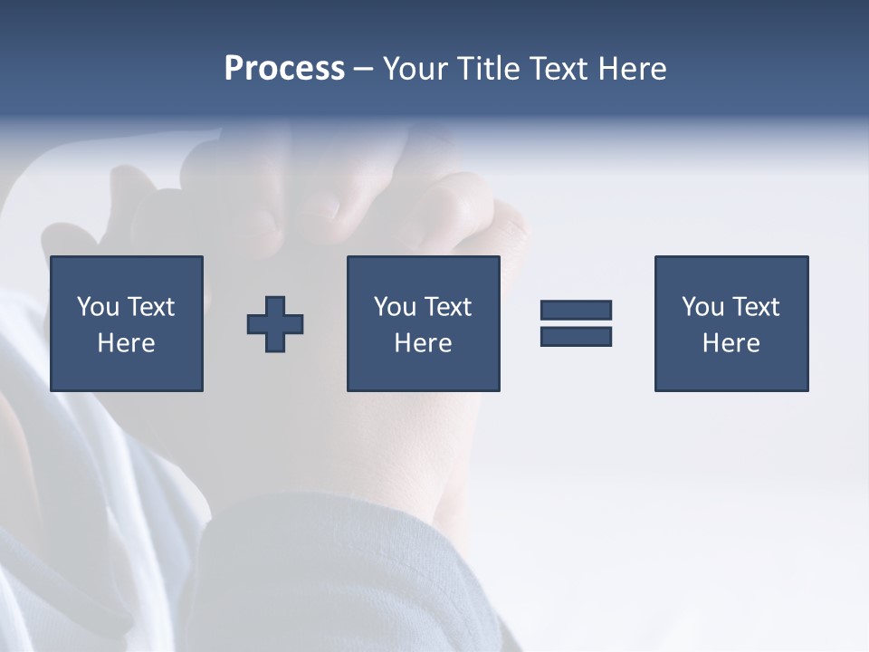 Finger Boy Chin PowerPoint Template