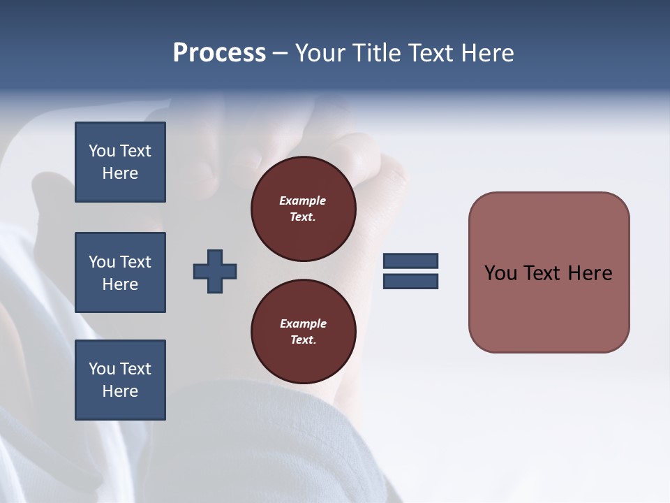 Finger Boy Chin PowerPoint Template