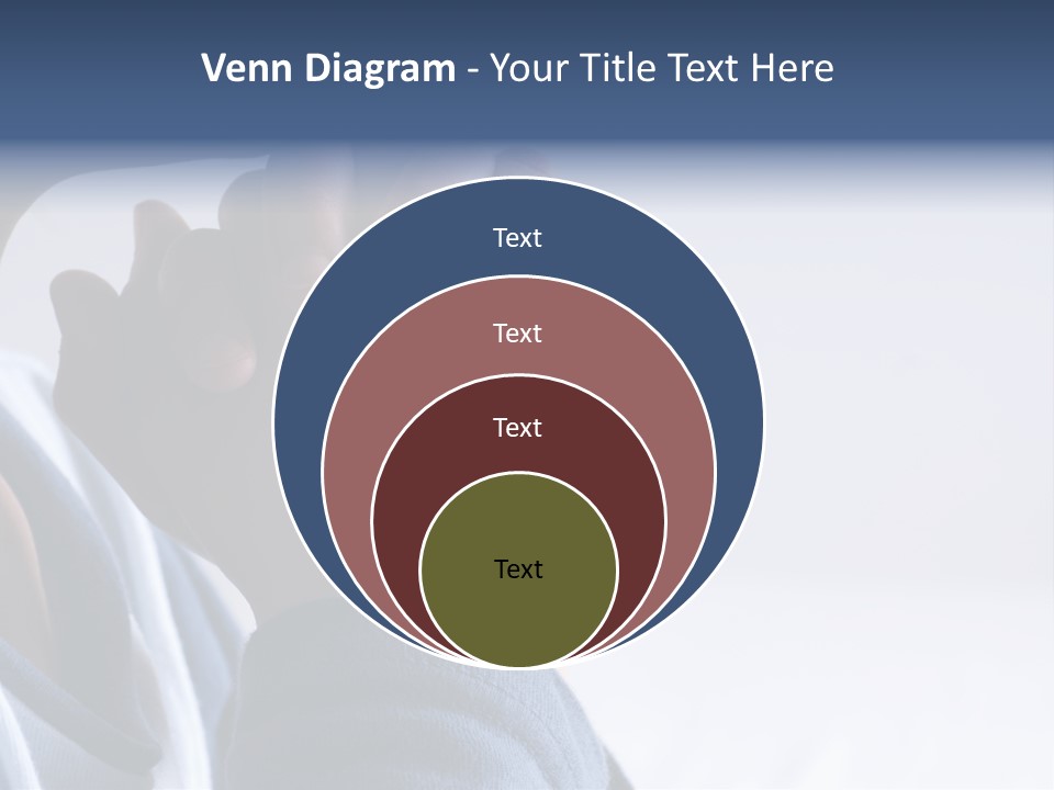 Finger Boy Chin PowerPoint Template