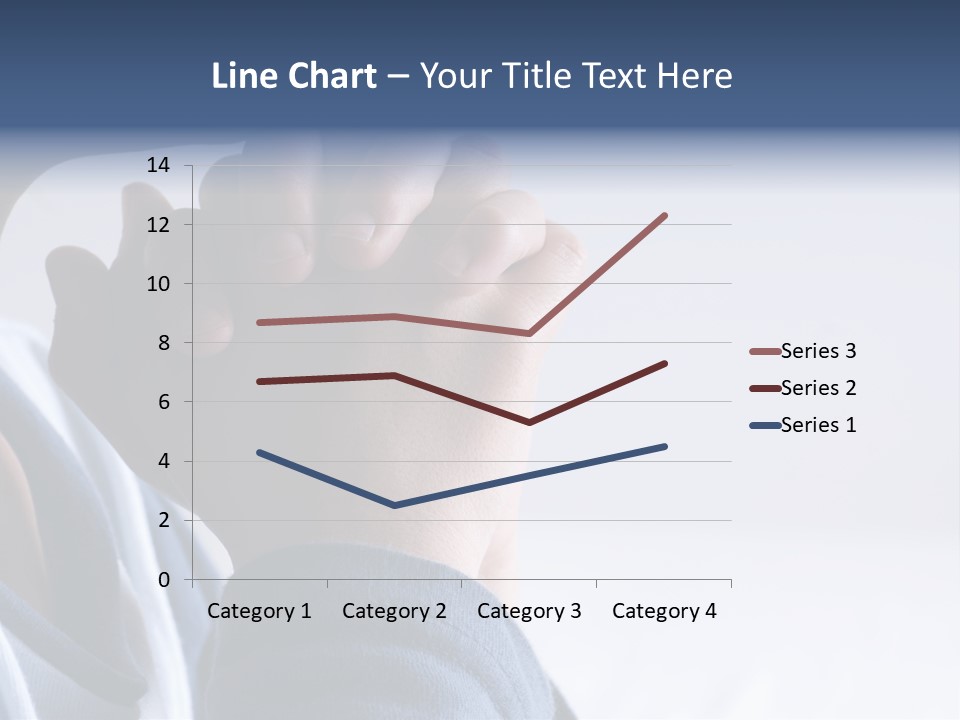 Finger Boy Chin PowerPoint Template