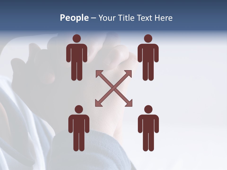 Finger Boy Chin PowerPoint Template