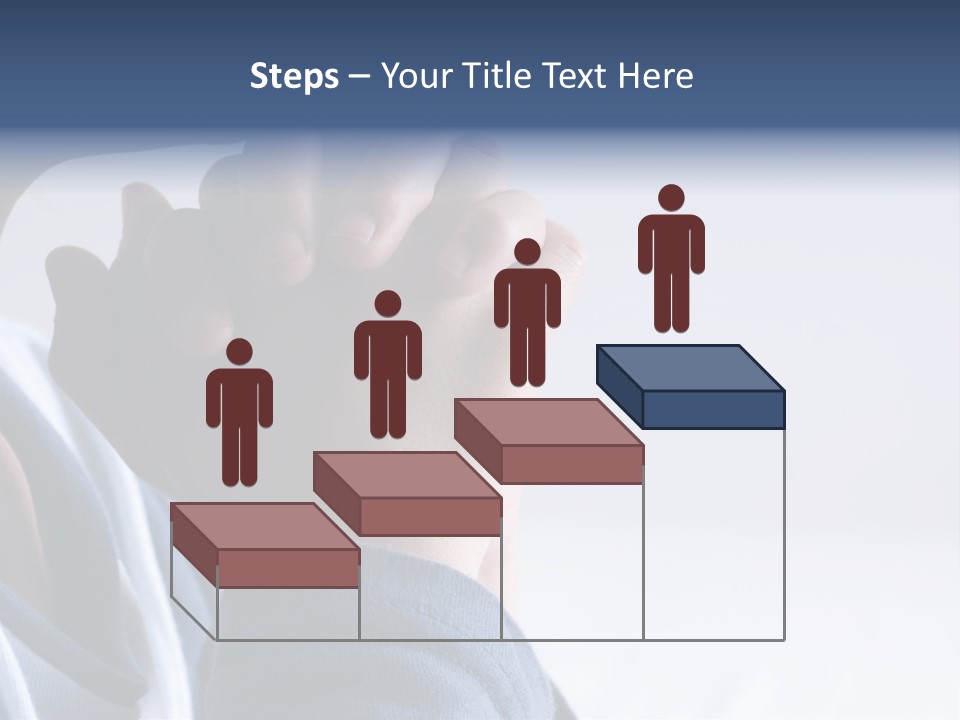 Finger Boy Chin PowerPoint Template