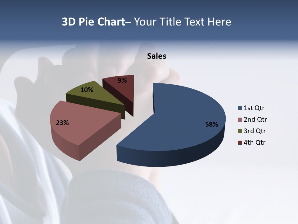 Finger Boy Chin PowerPoint Template