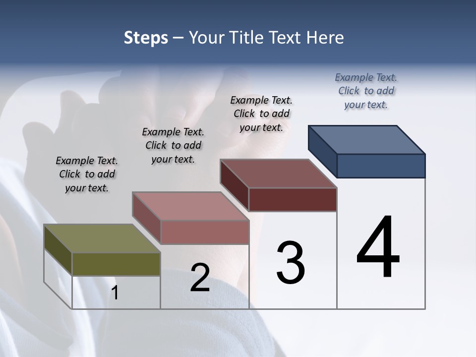 Finger Boy Chin PowerPoint Template