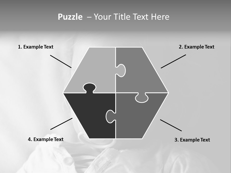 Peaceful Background White PowerPoint Template