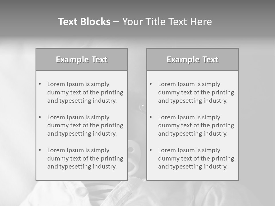 Peaceful Background White PowerPoint Template