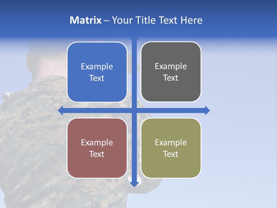 Army Hold Home PowerPoint Template