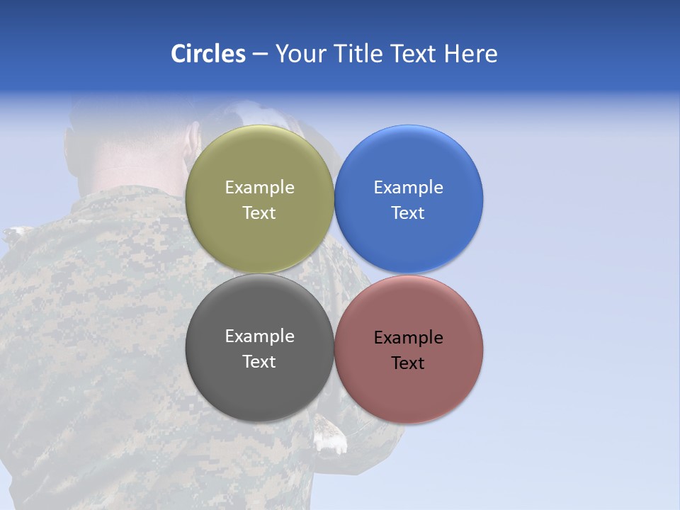 Army Hold Home PowerPoint Template