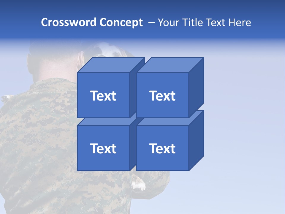 Army Hold Home PowerPoint Template