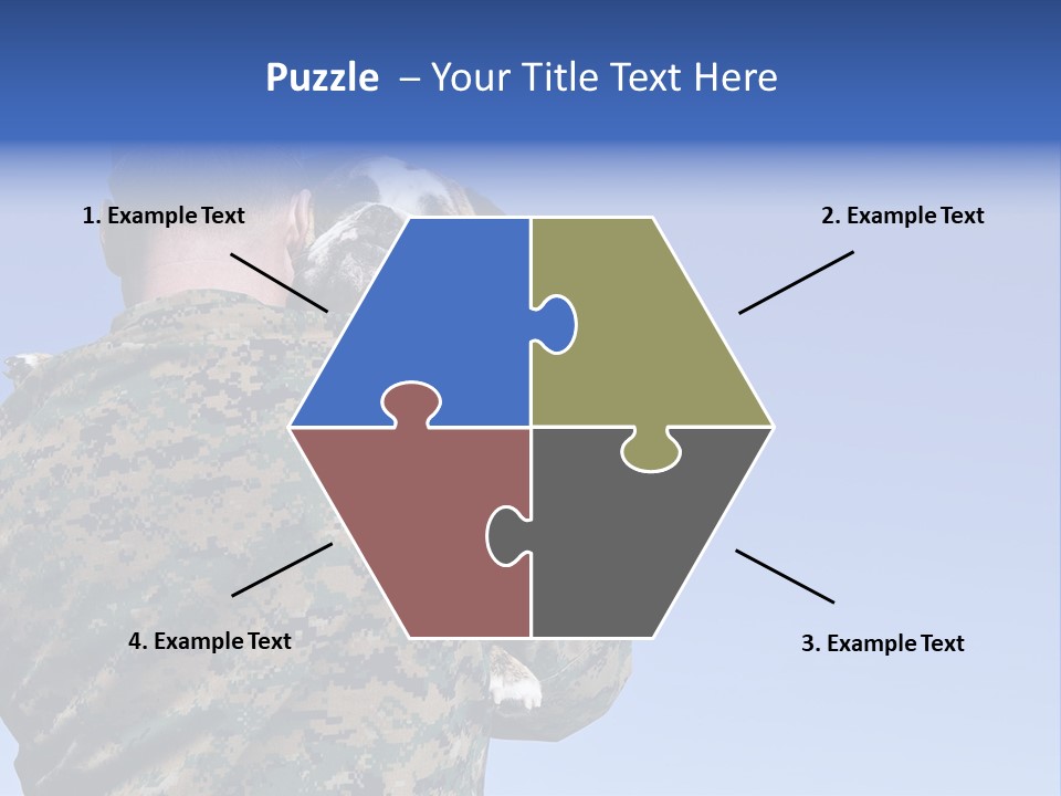 Army Hold Home PowerPoint Template