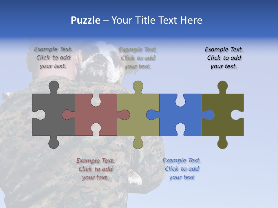 Army Hold Home PowerPoint Template