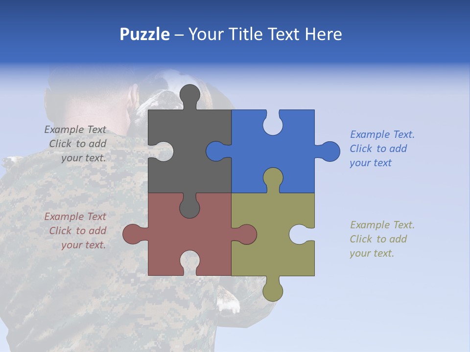 Army Hold Home PowerPoint Template