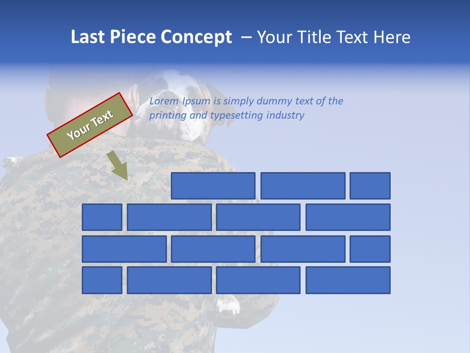 Army Hold Home PowerPoint Template