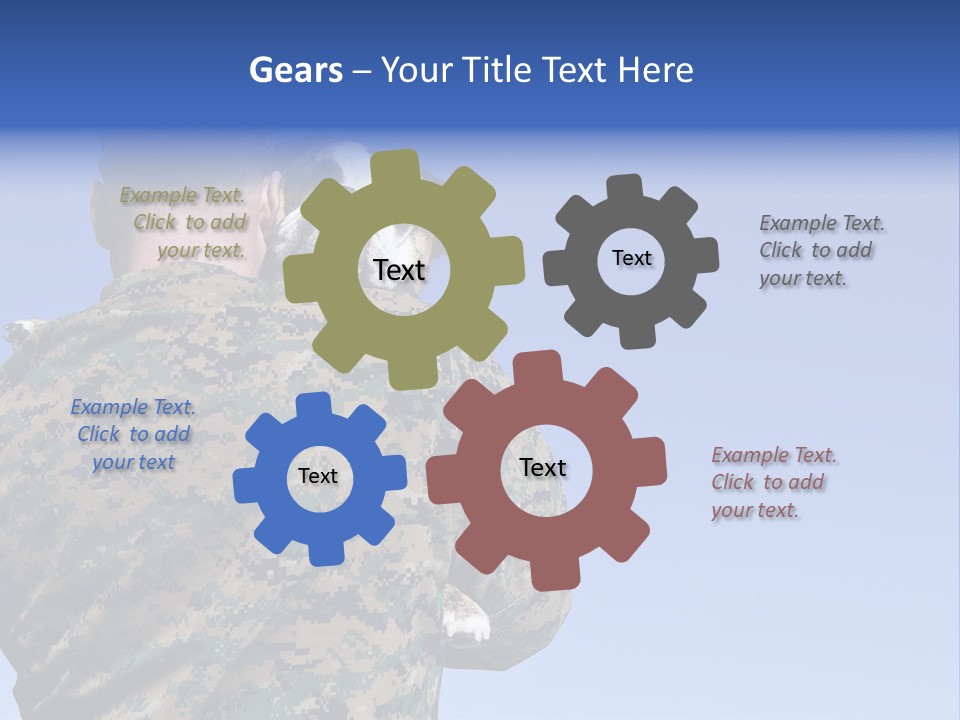 Army Hold Home PowerPoint Template