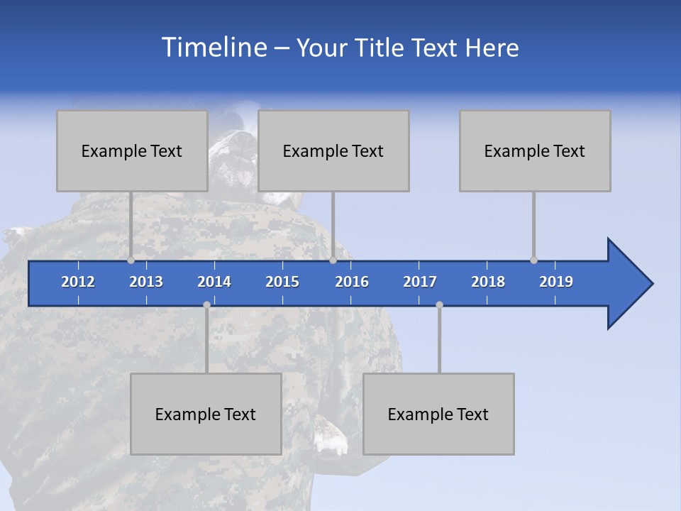 Army Hold Home PowerPoint Template