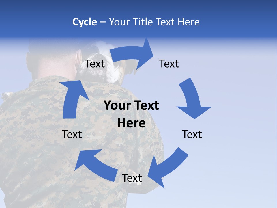 Army Hold Home PowerPoint Template