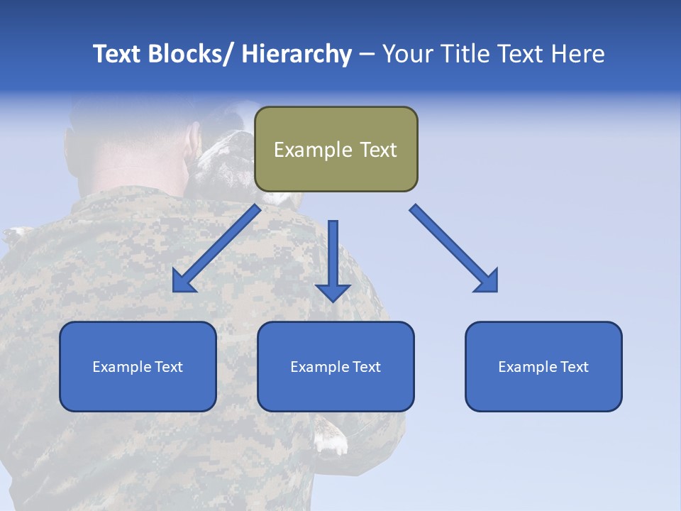 Army Hold Home PowerPoint Template