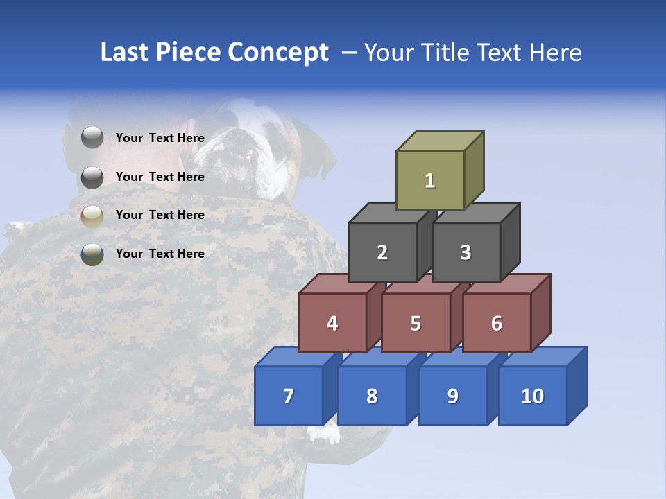 Army Hold Home PowerPoint Template