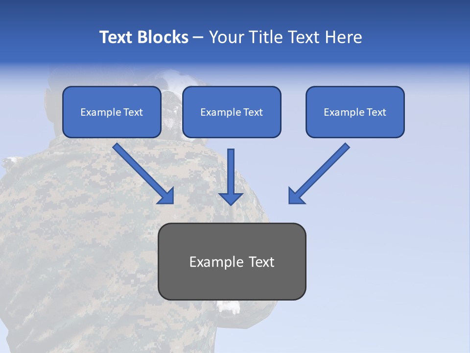Army Hold Home PowerPoint Template