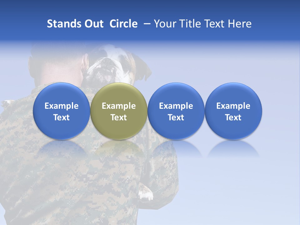 Army Hold Home PowerPoint Template