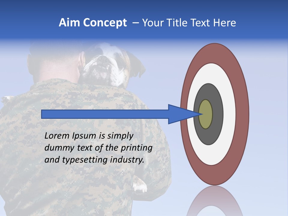 Army Hold Home PowerPoint Template