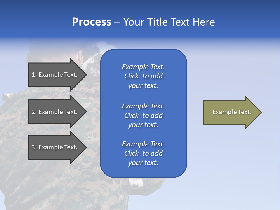 Army Hold Home PowerPoint Template
