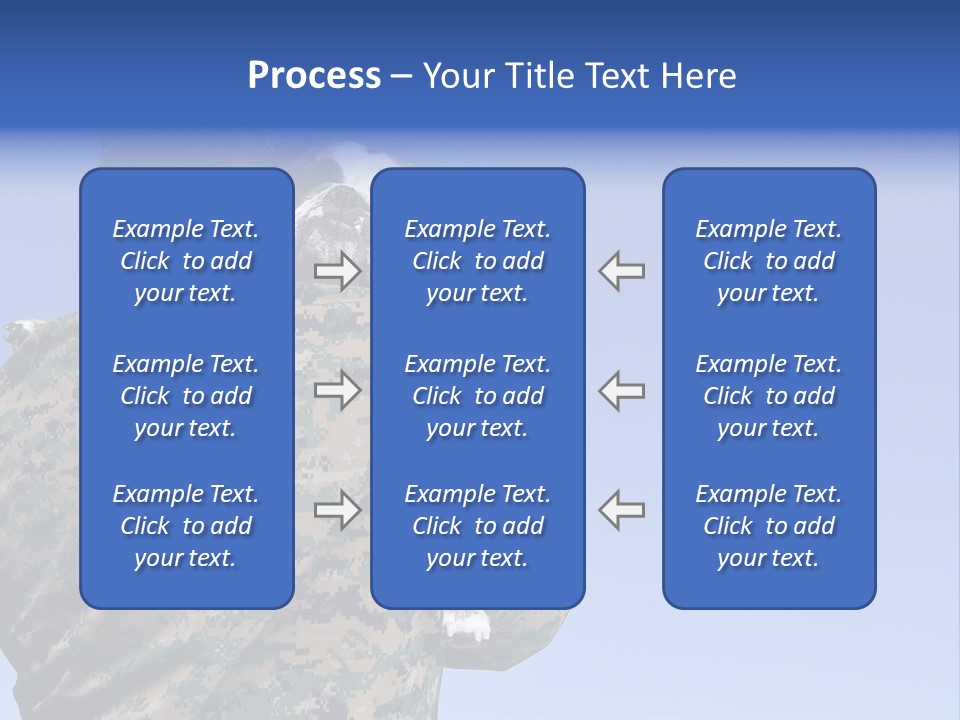 Army Hold Home PowerPoint Template