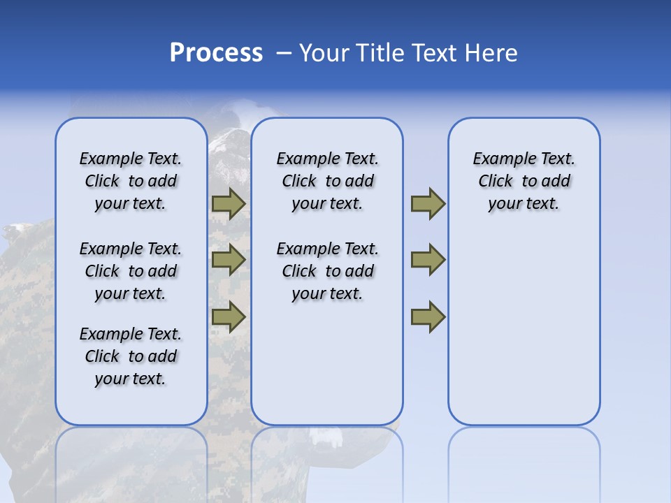 Army Hold Home PowerPoint Template