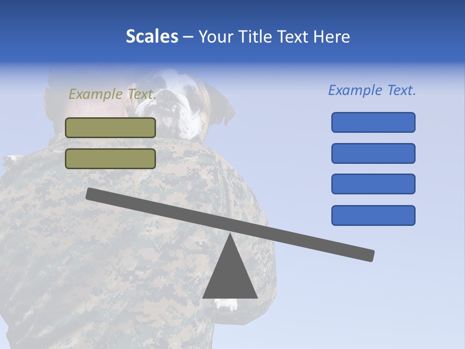 Army Hold Home PowerPoint Template