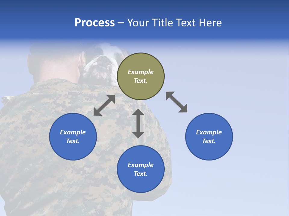 Army Hold Home PowerPoint Template