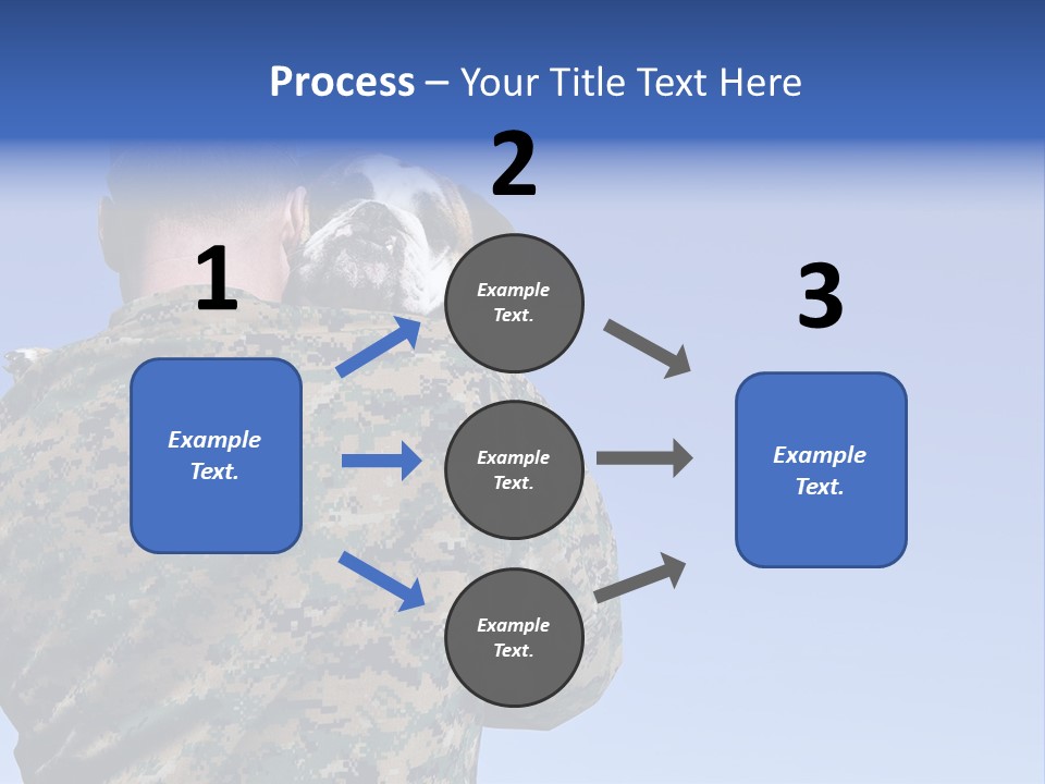 Army Hold Home PowerPoint Template
